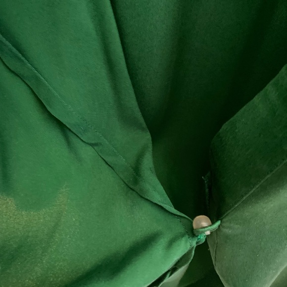 SER.O.YA Silk Midi Length Dress, deep green - Picture 11 of 16